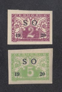 Eastern Silesia Scott #E1-E2 MH