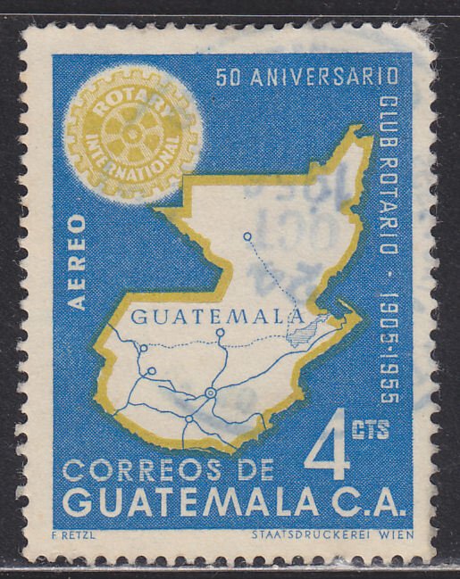 Guatemala C207 Rotary International 1956