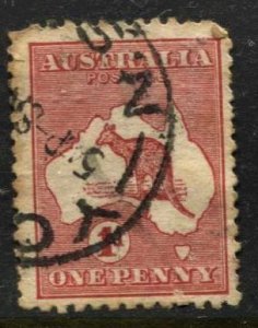 STAMP STATION PERTH Australia #2 Kangaroo Used Wmk.8 - CV$1.75