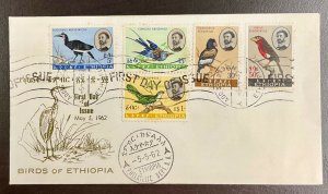 Ethiopia 1962 Birds of Ethiopia FDC #386-390 (2)