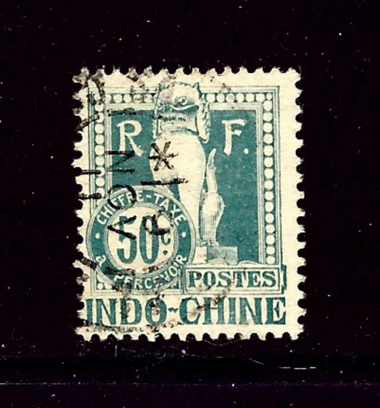 Indochina J13 Used 1908 issue