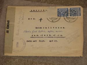 Germany Scott# 545 pair on Cover 