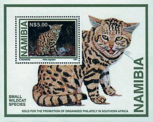 Namibia #828a 1997 Wild Cats Lions S/S Mnh **