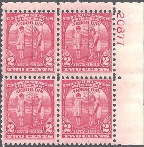 717 Mint,OG,NH... Plate Block of 4... SCV $7.00