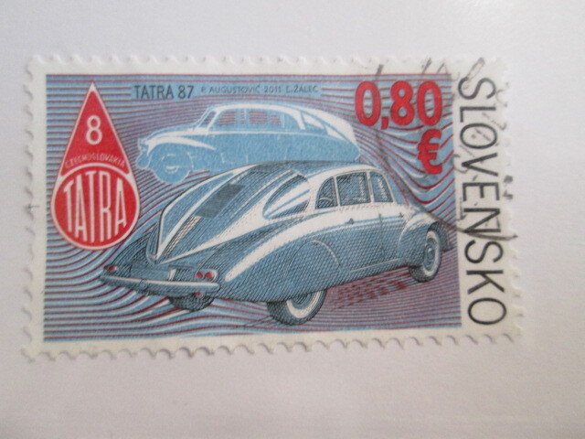 Slovakia #621 used  2021 SCV = $1.25