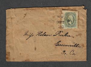 CSA Sc#11c Anderson S.C. 1864 Cover Transcribed Contents!