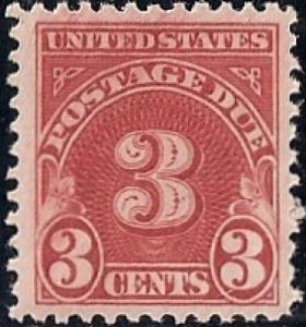 J72 3 cent Carmine mint OG NH VF-XF