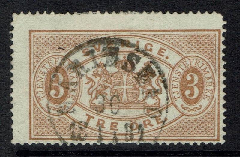 Sweden - SC# O1 - Used - Lot 032617