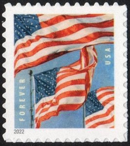 SC#5654 (Forever) U.S. Flags Sheet Single: BCA (2022) SA