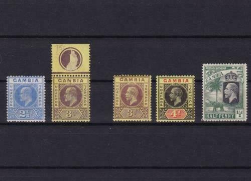 gambia mounted mint  stamps ref r13620