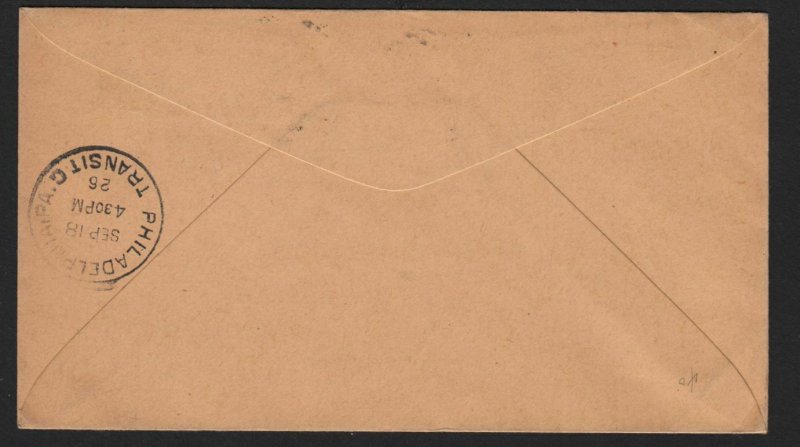 1926 Airmail Sc C8-1 Blagdon earliest known airmail cacheted FDC CV $500 (A