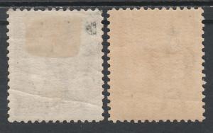 QUEENSLAND 1907 QV 2D 2 SHADES WMK CROWN/A 