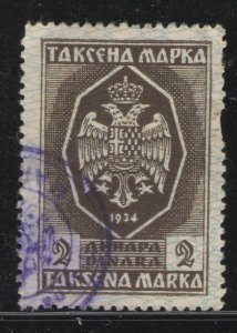 Yugoslavia/Serbia 1934 Revenue stamps - Used VG