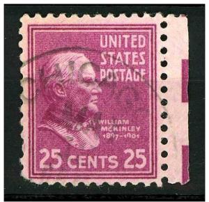 USA 1938 - Scott 829 used - 25c, William Taft 