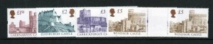 1997 ENSCHEDE CASTLES SET SG 1993-1996 IN UNMOUNTED MINT GUTTER PAIRS