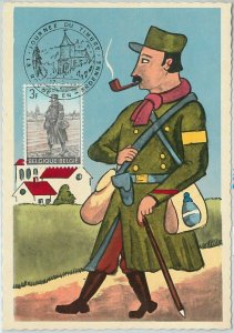 63862 - BELGIUM - POSTAL HISTORY: MAXIMUM CARD 1968 - postman smoking-