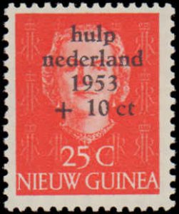 Netherlands New Guinea #B1-B3, Complete Set(3), 1953, Hinged