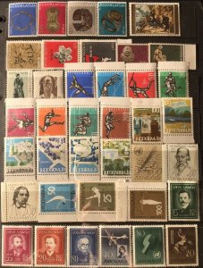 Yugoslavia Mid/Modern Birds Sport+Blocks MNH (Aprx 170 Items) (TK400)