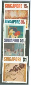 Singapore #153-156 Mint (NH)  (Paintings)