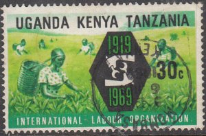 Kenya and Uganda #197  Used