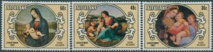 Aitutaki 1983 SG470-472 Christmas set MNH