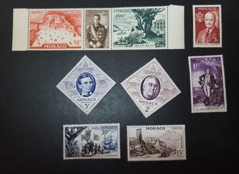 MONACO Scott 354-362 MINT Stamp Set Lot MNH OG T139