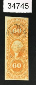 US STAMPS # R64a REVENUE USED $120 LOT #34745