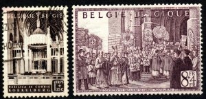 Belgium #B511, 513 F-VF  Used CV $12.00 (X3084)