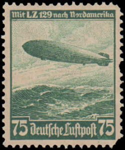 Germany #C57-C58, Complete Set(2), 1936, Zeppelin, Hinged with Gum