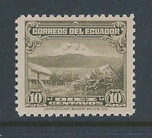 Ecuador #328 NH 10c Landscape - Olive Green