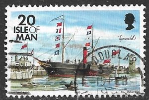 GB ISLE OF MAN 1993-96 20p Tynwald I Ship w 1995 Imprint Sc 543a VFU