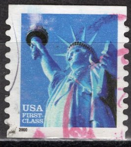 USA; 2000: Sc. # 3453b:  Used Perf. 10 Dark Date Single Stamp