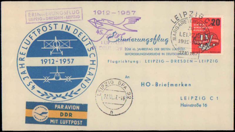 Germany D.D.R., First Flight