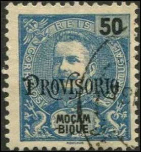 Portuguese Mozambique SC# 84 King Carlos 50r Used SCV $3.00