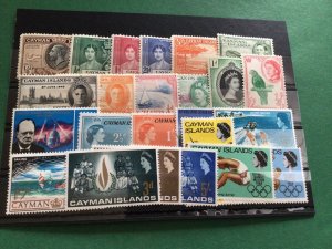 Cayman Islands mounted mint and used vintage Stamps  Ref 61973
