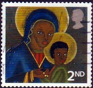 Great Britain 2005 Sc#2328, SG#2582 2nd Black Madonna & Child USED-VF-NH.