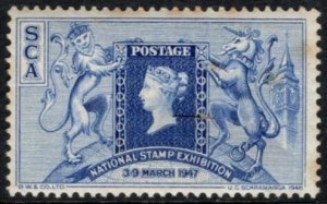 1947 Great Britain Poster Stamp SCA National Stamp Exhibition Used