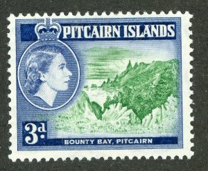 5949 BCX Pitcairn 1957 scott# 24 mlh* (offers welcome)