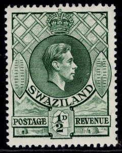 SWAZILAND GVI SG28b, ½d bronze-green, M MINT.