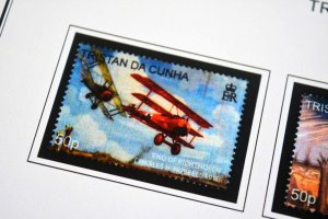 COLOR PRINTED TRISTAN DA CUNHA 1952-2010 STAMP ALBUM PAGES (139 illustr. pages)