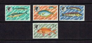 ASCENSION ISLAND - 1970 - FISH  - SCOTT 130 TO 133 - MNH