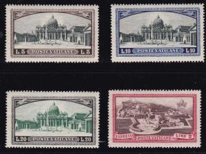 Vatican City 1933 Pope Pius XI & Scenes Complete set + Special Deliveries VF/NH