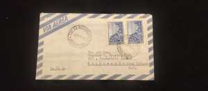 C) 1980. ARGENTINA. AIRMAIL ENVELOPE SENT TO USA. DOUBLE STAMP. XF