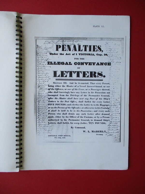 The Postal History of Bridlington Filey and Hunmanby By Ward and Sedgewick p/bac 