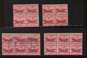 C39 & C39a Air Mail 'SPECIMEN P.O.D.' Overprint Booklet Panes & Stamps (By 1293)