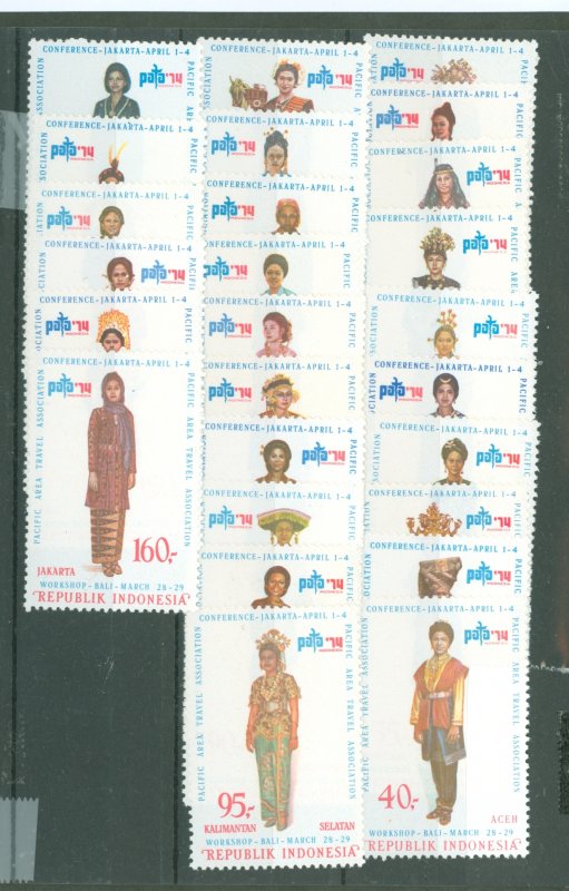 Indonesia #863-888  Single (Complete Set)