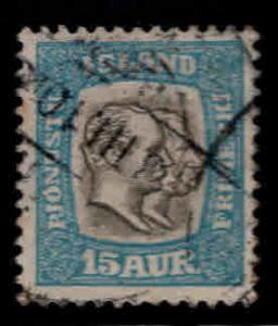 Iceland Scott o35 Official wmk 113 stamp