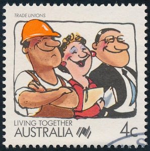 Australia 1988 4c Living Together - Trade Unions SG1114 Fine Used 3