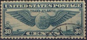 USA Transatlantic airmail 30c SC C24