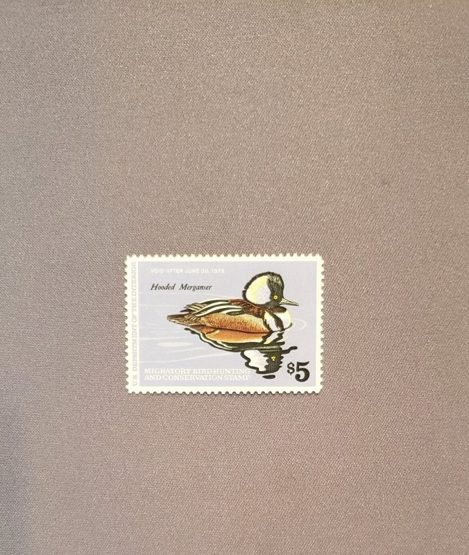 RW45, Hooded Merganser, Mint OGNH, VF, CV $25.00